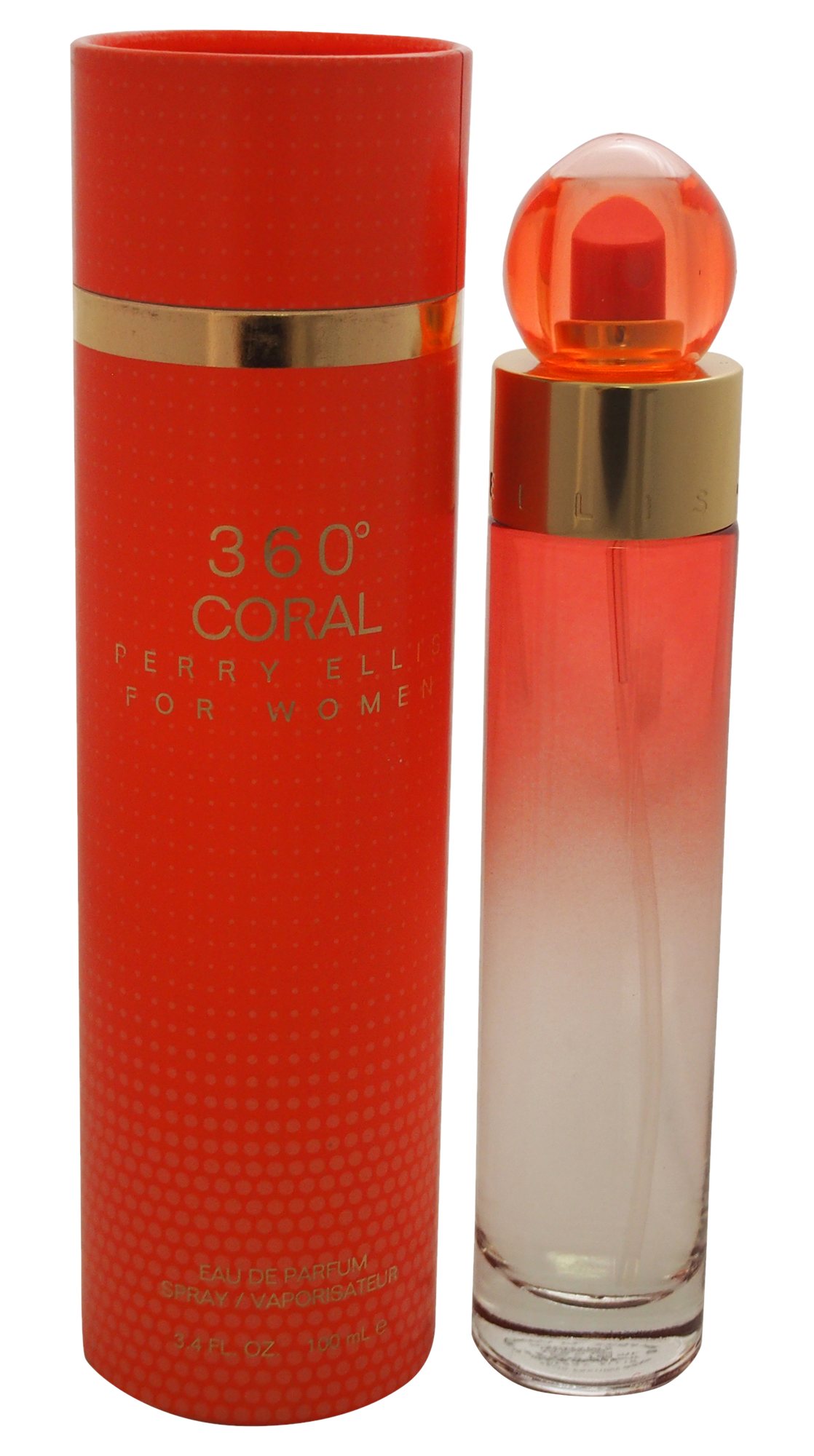 Perry Ellis Perry Ellis 360 Coral by Perry Ellis, 3.4 Oz Edp Spray for Women