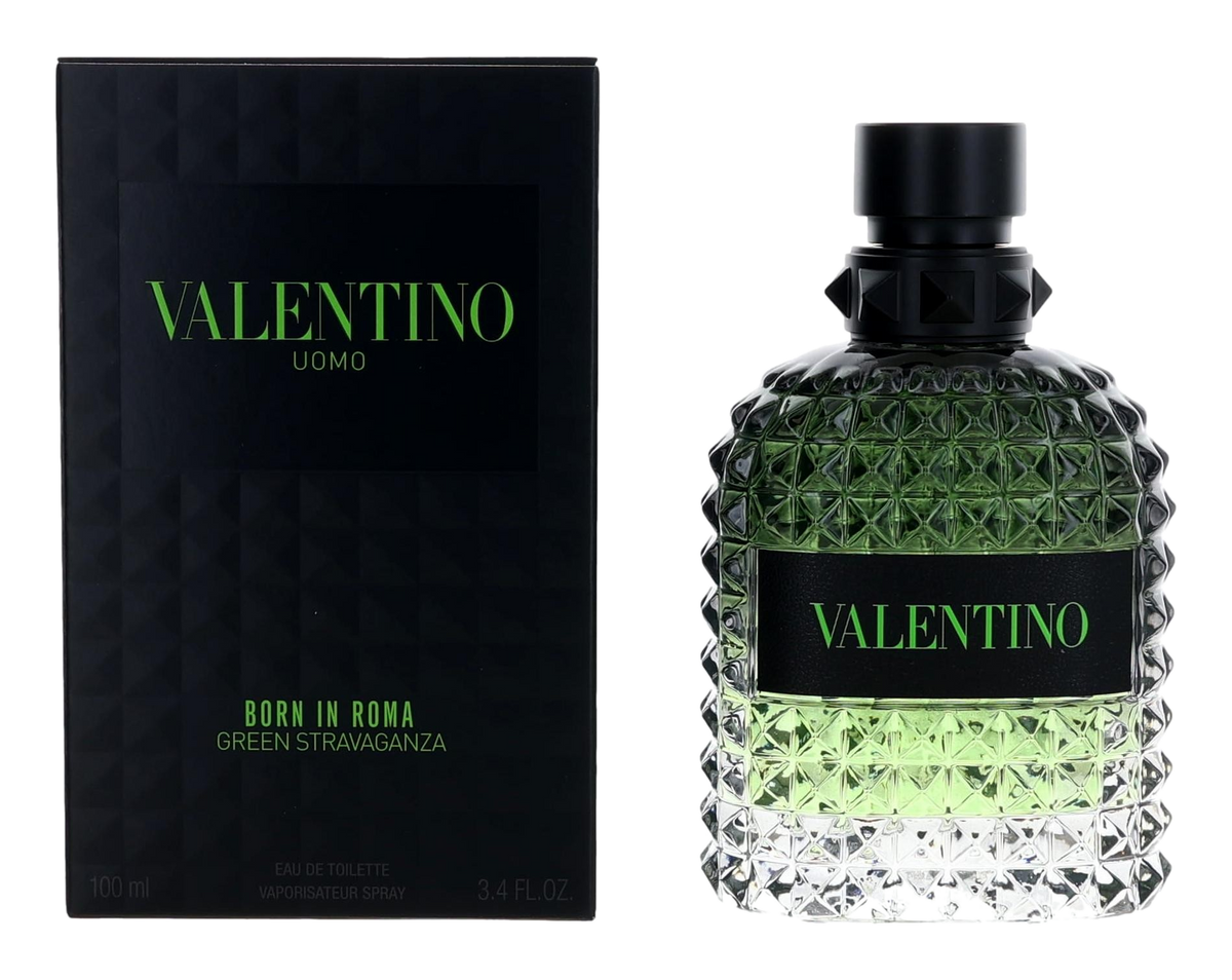 Valentino Valentino Uomo Born in Roma Green Stravaganza by Valentino, 3.4oz Edt