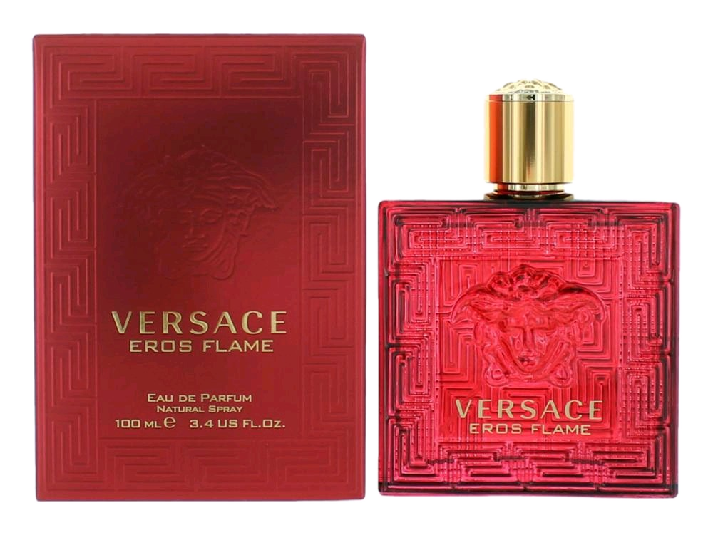 Versace Versace Eros Flame Parfum Spray for Men, 3.4 Oz