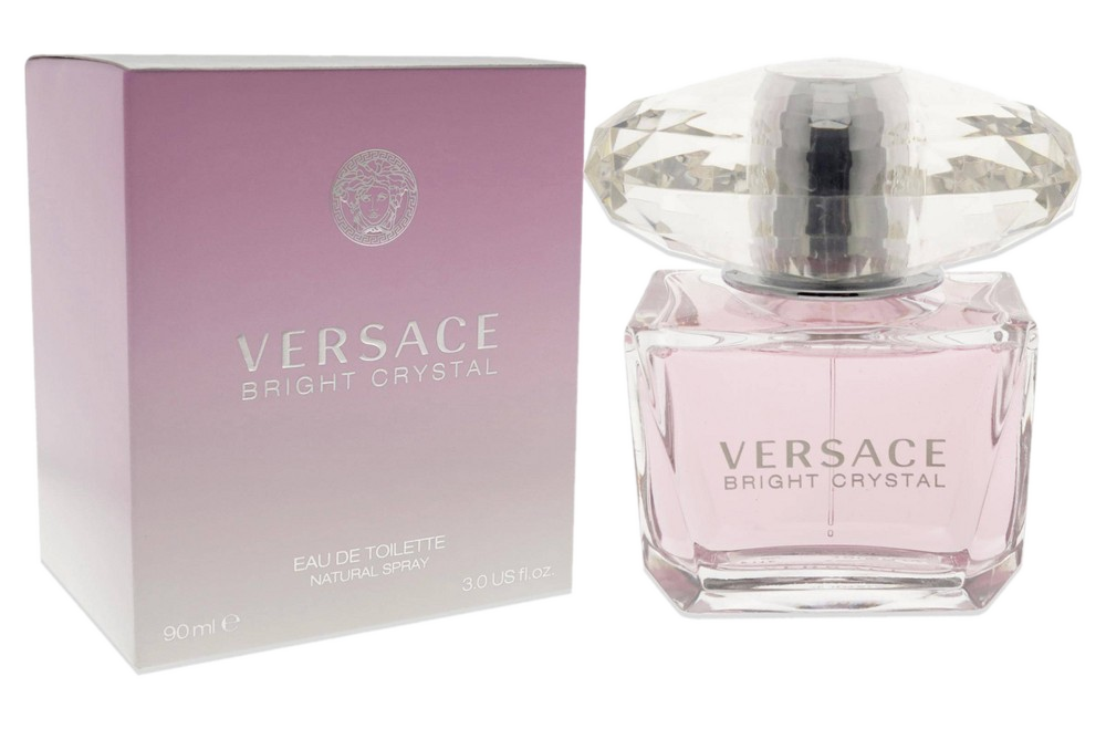 Versace Versace Womens Bright Crystal Eau De Toilette 90ml Spray One Size